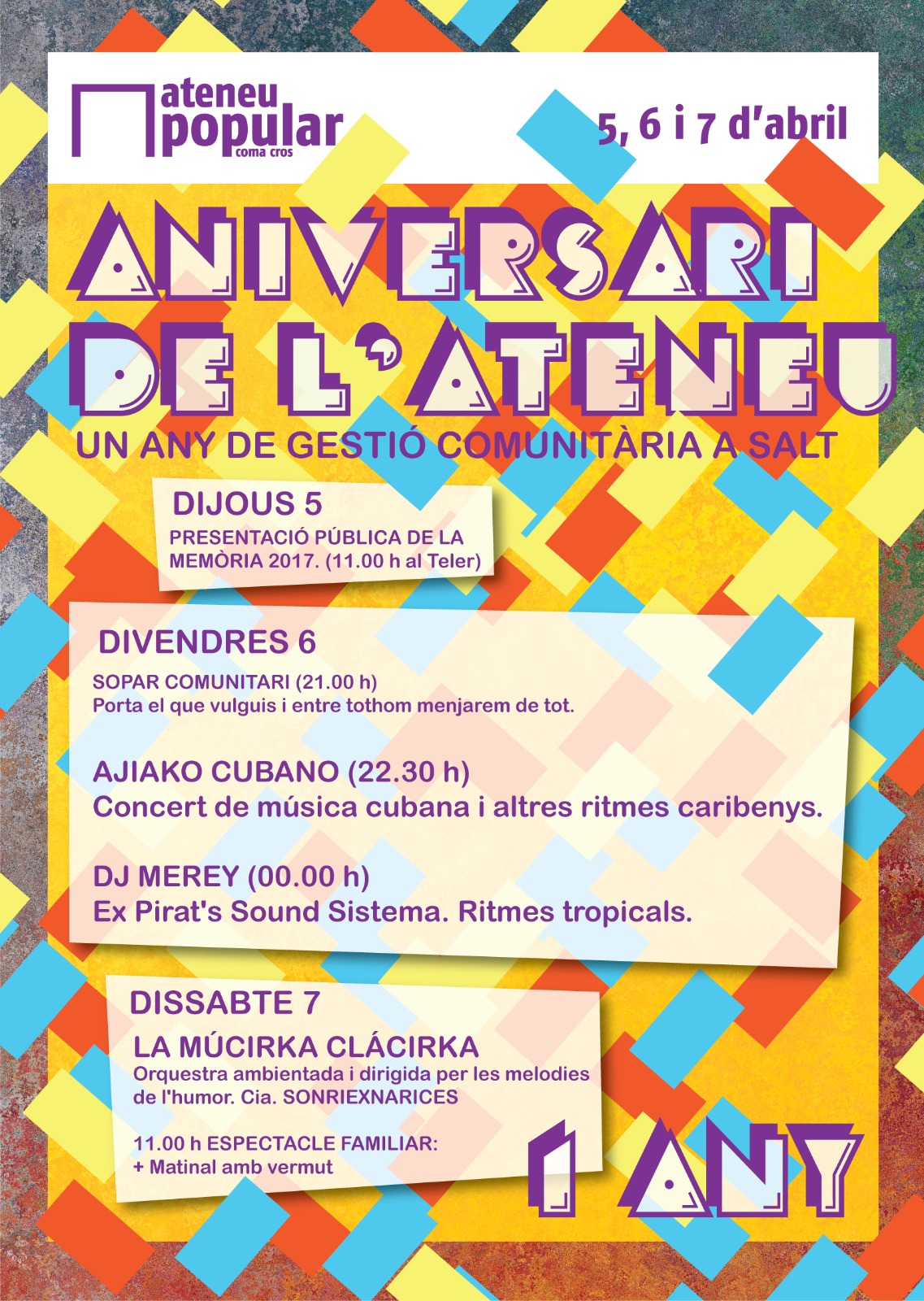 Aniversari de l’Ateneu