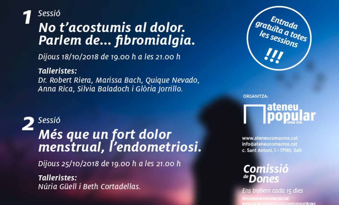 Cicle: DONA! ATURA’T I ESCOLTA’T Mals silenciats de les dones Cicle: DONA! ATURA’T I ESCOLTA’T Mals silenciats de les dones