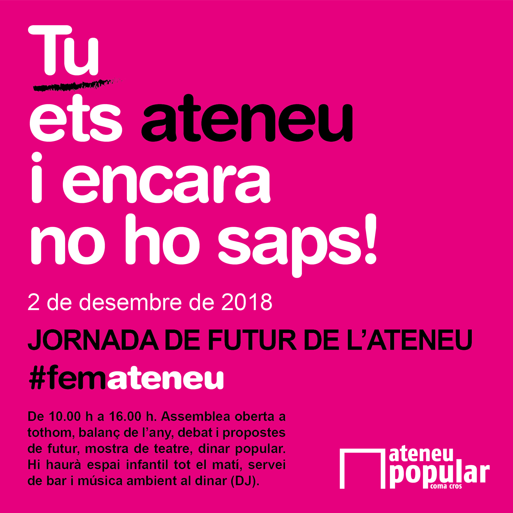 JORNADA DE FUTUR DE L’ATENEU