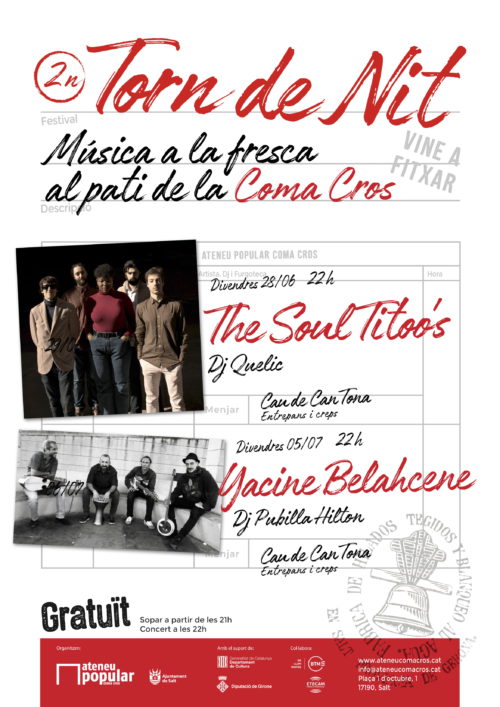 Torn de nit: Música a la fresca al pati de la Coma Cros