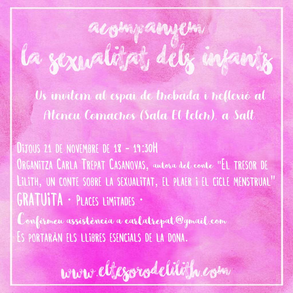Xerrada: Acompanyem la sexualitat dels infants