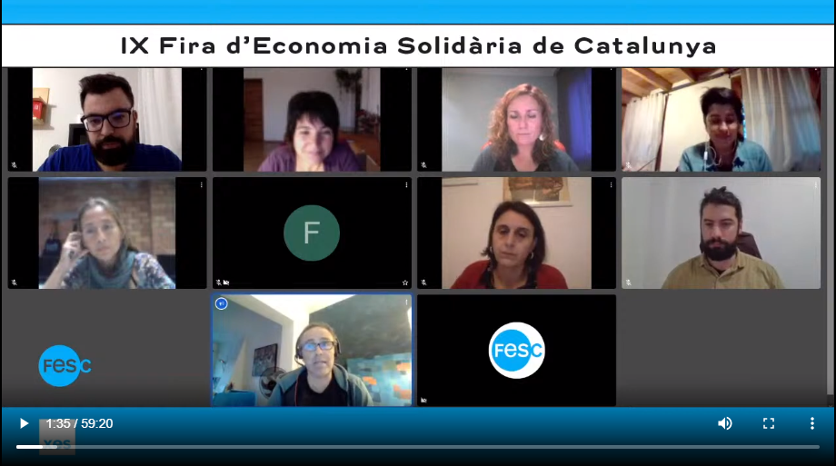 “Articulant respostes comunitàries a la crisi” activitat dins la #FESC2020 de la  @XES_cat