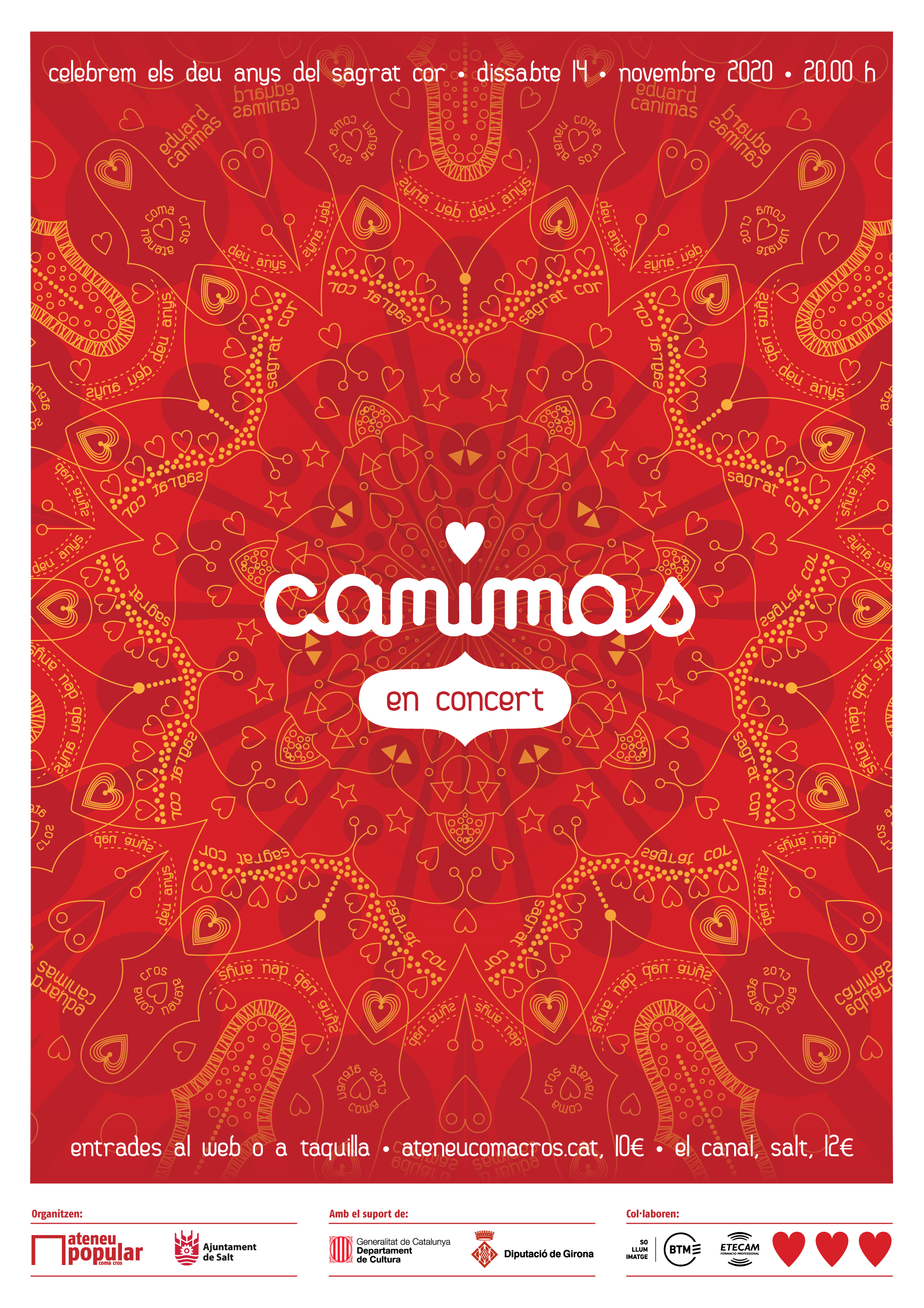 Eduard Canimas – 10 anys de Sagrat Cor – concert especial