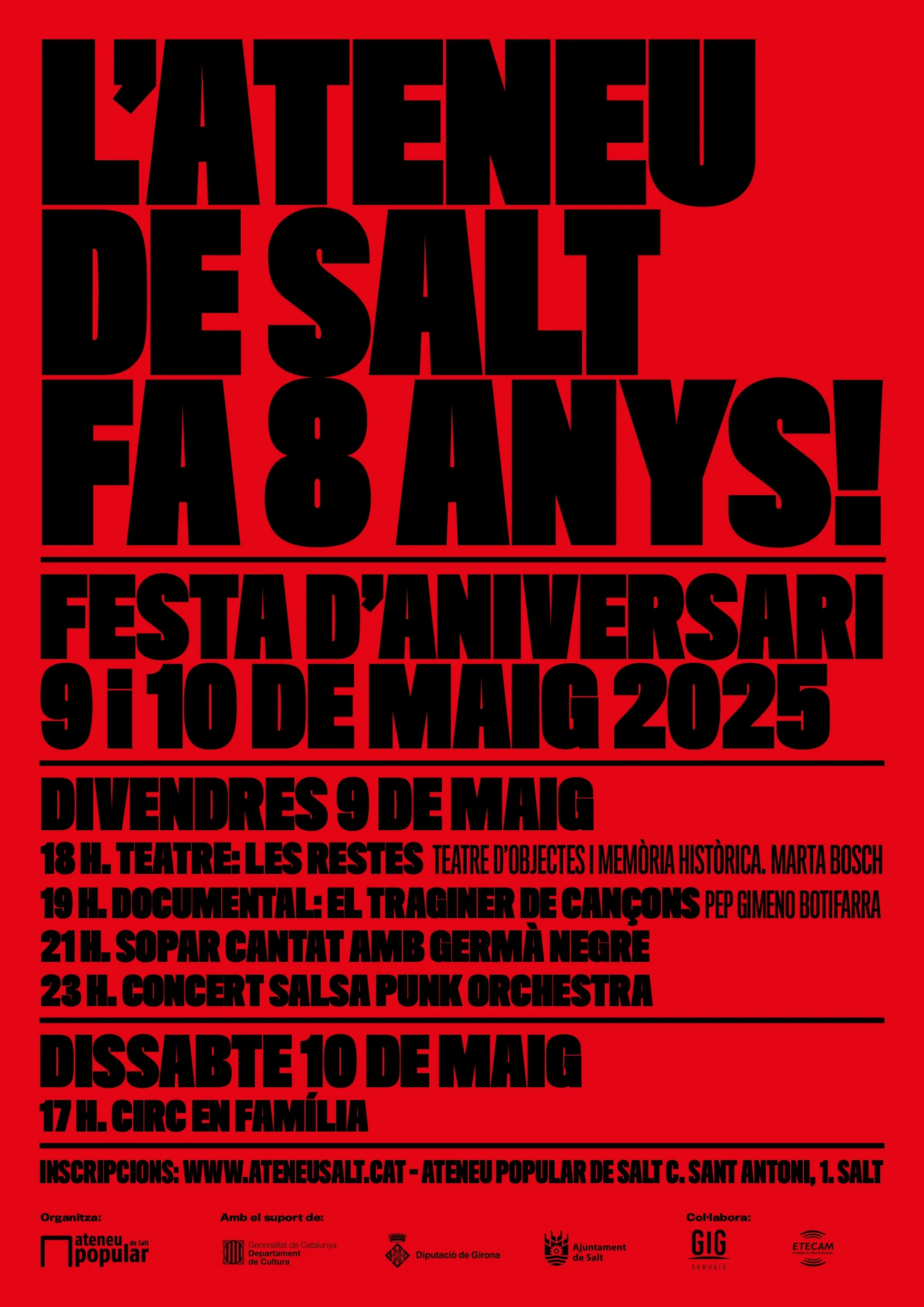 cartell aniversari