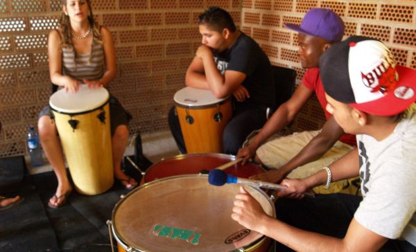 Un assaig del grup Arrels Urbanes.