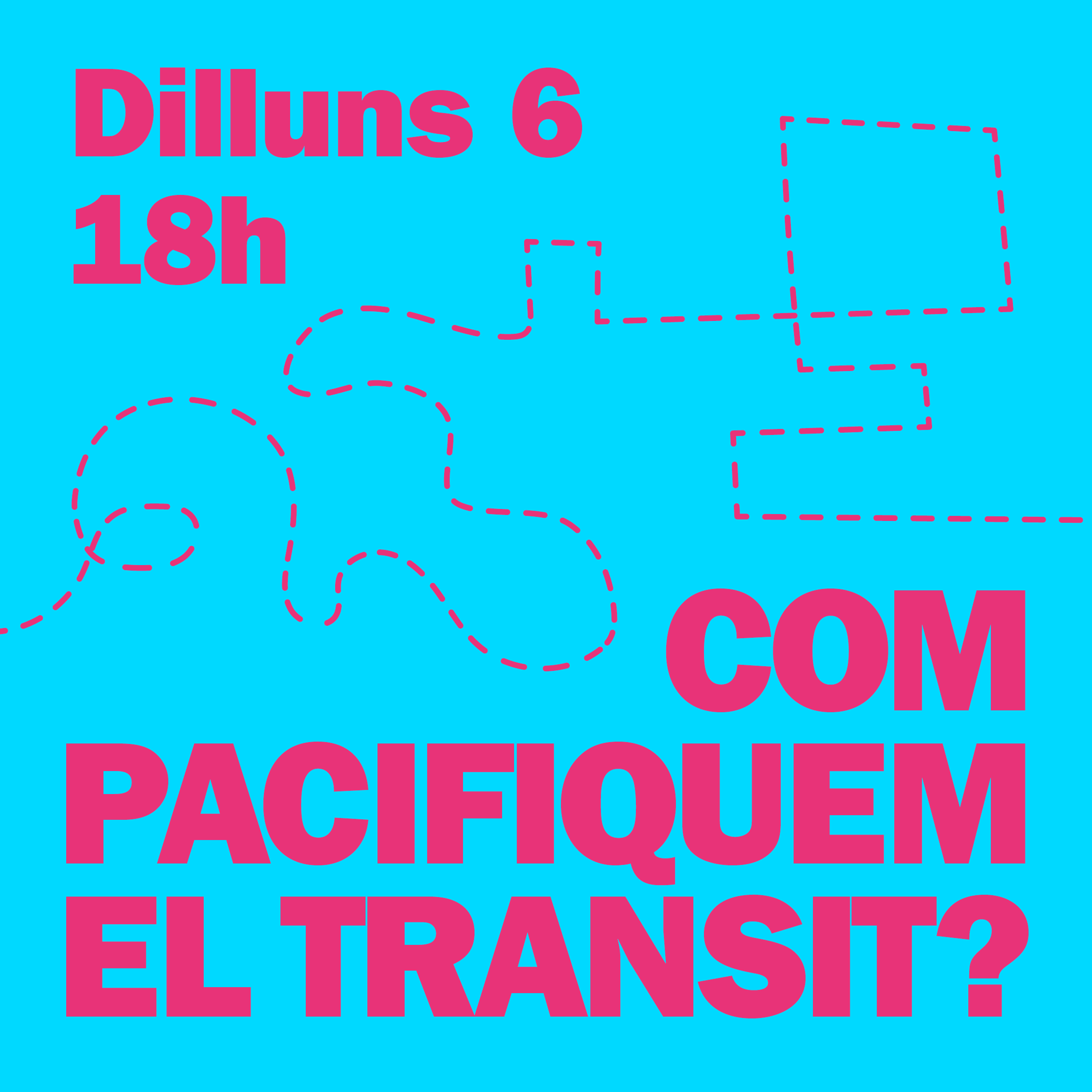 Pacificar el transit | © @Glam.coop