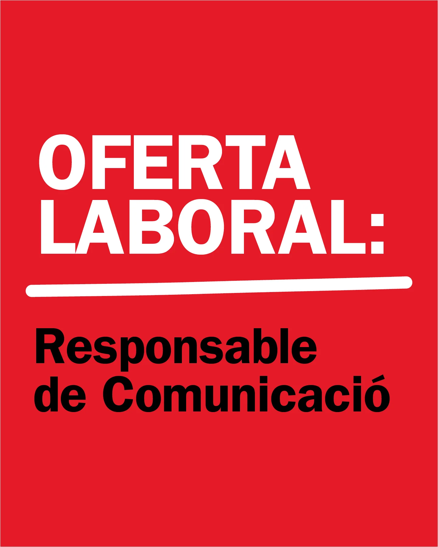 oferta laboral: comunicació