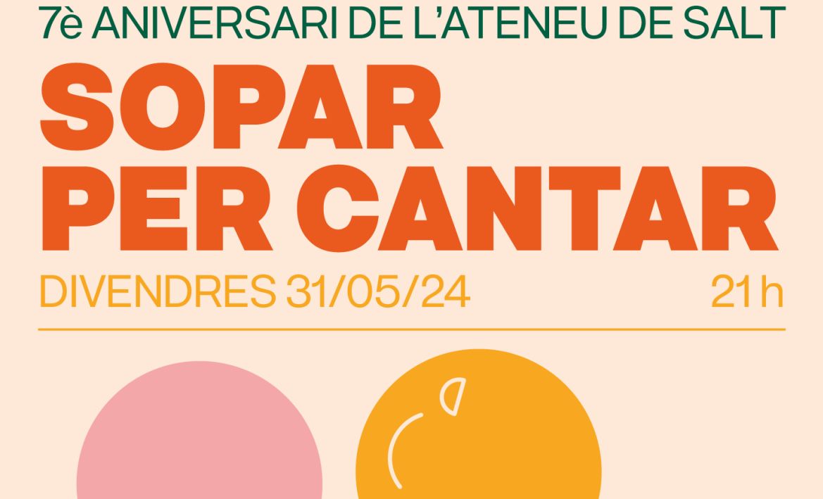 7è aniversari sopar per cantar 7è aniversari sopar per cantar