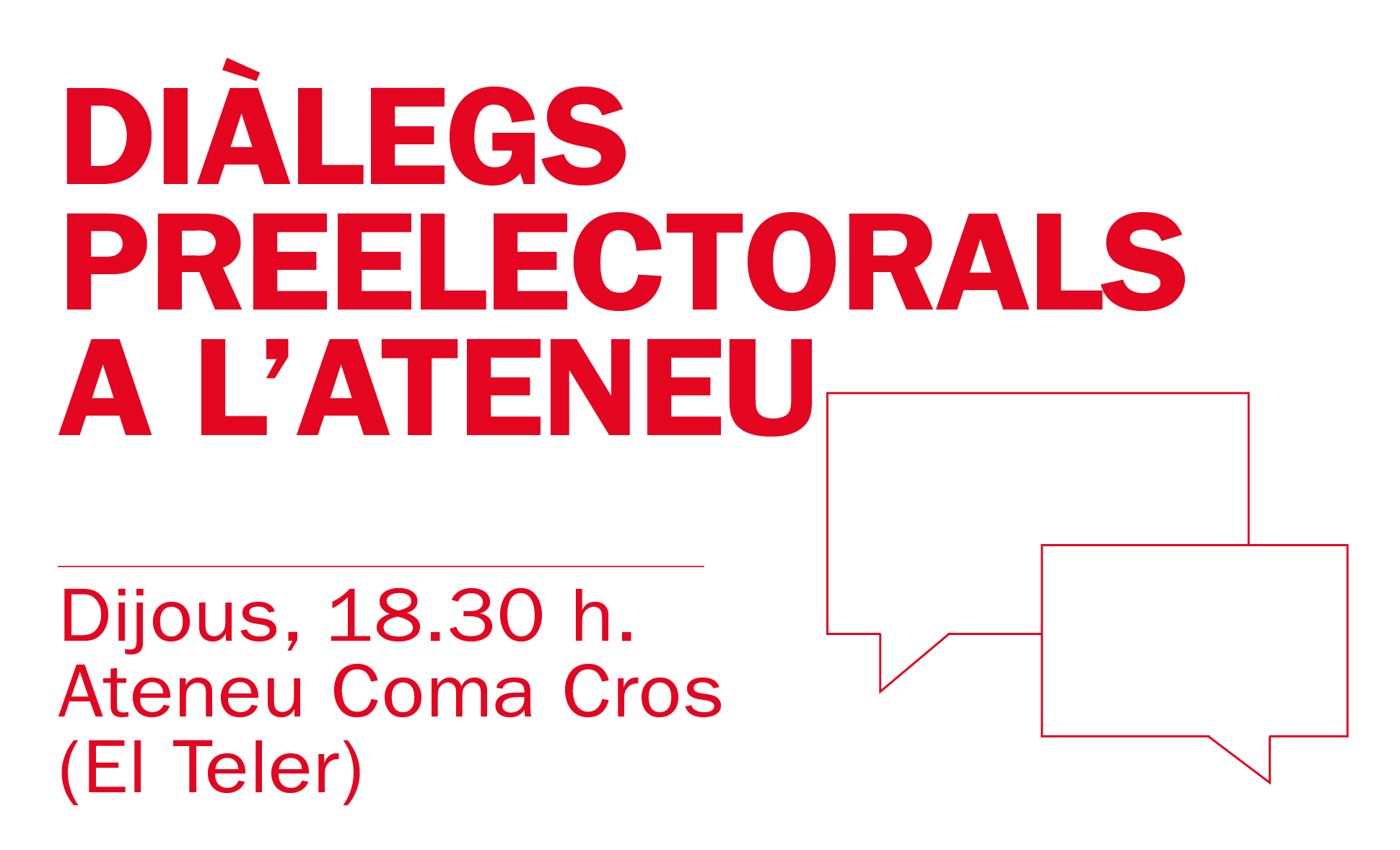 Diàlegs electorals | © @Glam.coop