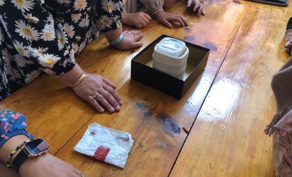 Jornada d'endreça al taller de les Cosidores de Salt. | © C. J.